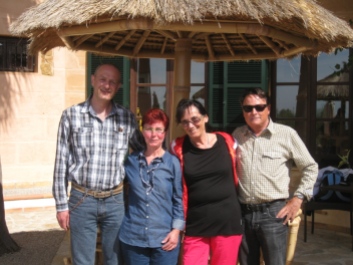Abschiedsfoto: Olaf, Sylvia, Susanne & Beny